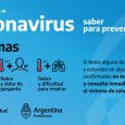Saber para prevenir. Información sobre cuidados, medidas de prevención, síntomas y recomendaciones en relación al Coronavirus Covid-19. Información del Ministerio de Salud de la Nación.