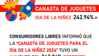 CONSUMIDORES LIBRES INFORMO QUE LOS JUGUETES PARA EL DÍA DE LA NIÑEZ AUMENTARON 242.94% POR CIENTO RESPECTO AL AÑO 2023    CONSUMIDORES LIBRES informó hoy que, según un relevamiento efectuado por la entidad en […]