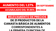   CONSUMIDORES LIBRES INFORMA HOY QUE LOS RELEVAMIENTOS DE PRECIOS DE 21 PRODUCTOS DE LA CANASTA BASICA DE ALIMENTOS CORRESPONDIENTES A LA 1° QUINCENA DEL MES DE SEPTIEMBRE DEL AÑO […]