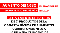   CONSUMIDORES LIBRES INFORMA HOY QUE LOS RELEVAMIENTOS DE PRECIOS DE 21 PRODUCTOS DE LA CANASTA BASICA DE ALIMENTOS CORRESPONDIENTES A LA 1° QUINCENA DEL MES DE NOVIEMBRE DEL AÑO […]